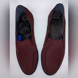 Women's Mephisto Cool-Air Brown Suede Slip-ons 9